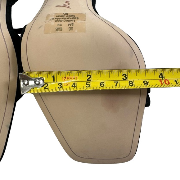 NWOT Sam Edelman Kia Black Suede Block Heel Sandals Size 9M - Picture 13 of 16